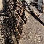 A destroyed property access bridge